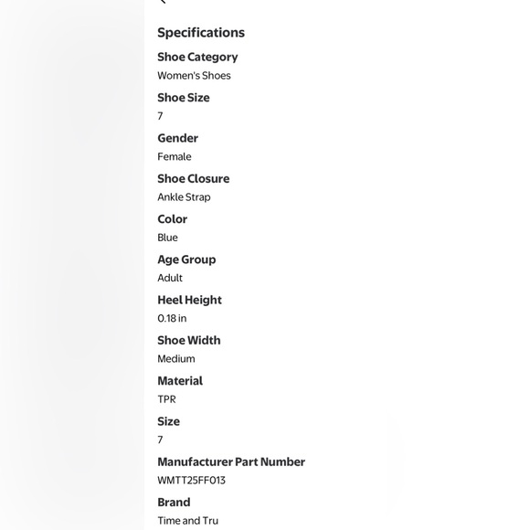 Time and Tru Women's Navy and White Espadrilles! Size 7! NWT! - Picture 2 of 8